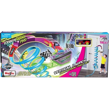 Maisto Игрален комплект Maisto Cyber Racers - Door Hoop, Писта с количка, 180 cm (12556)