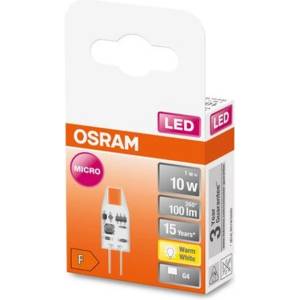 OSRAM LED крушка Ledvance, G4, 1W, 100lm, 2700K (AC32112)