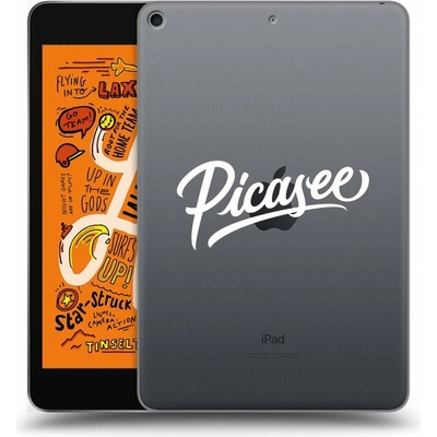 Picasee silikónový prehľadný obal pre Apple iPad mini 2019 5. gen Picasee old logo white