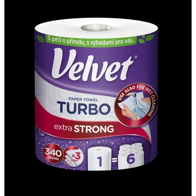 Velvet Turbo 3-vrstvové 1 ks