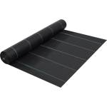 vidaXL Мрежа за мулчиране, матово черна, 2x150 м, PP (313069)