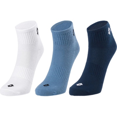Lotto detské ponožky SOCKS KIDS 3P tmavo modrá biela svetlomodrá