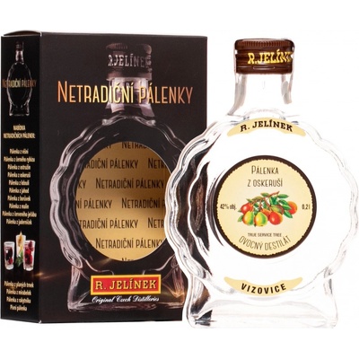 R. Jelínek Pálenka z oskeruší 42% 0,2 l (holá láhev)