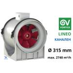 Vortice LINEO 315 Канален вентилатор трискоростен LongLife 30.000h Vortice (VO17182)