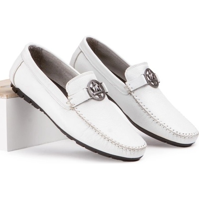 Marwells Мъжки обувки от естествена кожа - Бели 2021638 (304631_Бяло)