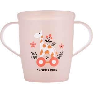 Canpol babies Чаша с дръжки Canpol - Tоys, 250 ml, 12 m+, Розова (2/101_pin)