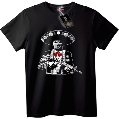 NOONEBRAND Тениска Мафия Мариачи - 3XL, Black