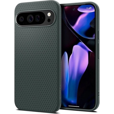 Spigen Противоударен Калъф за Google Pixel 9 Pro XL, Spigen Liquid Air Case, Зелен (ACS07717)