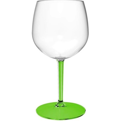Nero Champagne.cz zbitná sklenice na víno Zelená 580 ml