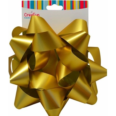 Mašľa zlatá na balenie darčekov 20 cm