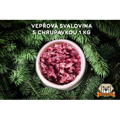 Krmimmasem.cz Vepřová svalovina s chrupavkou 1 kg – Zboží Mobilmania