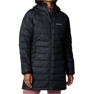 Columbia Дамско палто Columbia Women's Powder Lite II Mid Jacket Coat - Black (102-4069-0112)