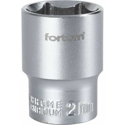 Kľúč nástrčný, 21mm, 1/2”, FORTUM