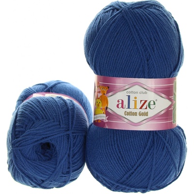 Alize Cotton Gold 279 tmavší modrá