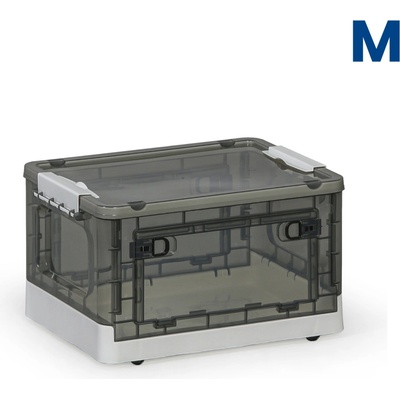 Skladací plastový regálový box M 20 l, 415×290×235 mm