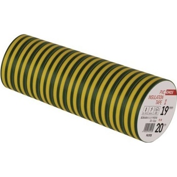 Emos izolačná páska 19 mm x 20 m zelenožltá 10 ks