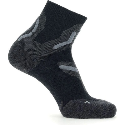 UYN pánske turistické ponožky TREKKING 2IN MERINO LOW CUT čierna