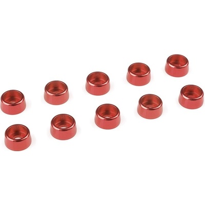 Revtec Podložka pro válc. hlavu M3/8 mm hliník červená 10