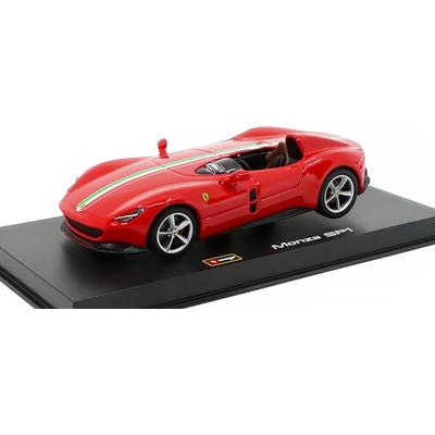 Bburago Ferrari Monza SP1 2018 červená 1:43
