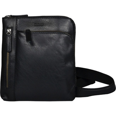 Segali pánska kožená crossbody taška 25579 black