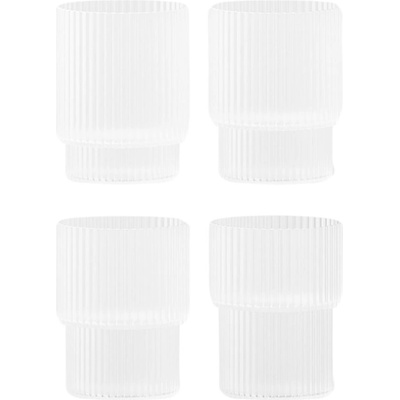 Ferm Living Ripple Чаши малки, матирани, 4 бр (1104269327)