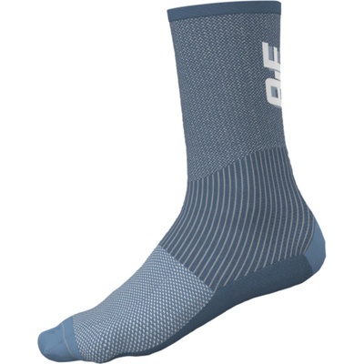 ALÉ Cyklistické ponožky klasické SAUVAGE modrá biela