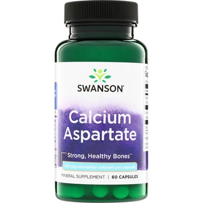 Swanson Citrát Vápenatý 200 mg 60 kapslí