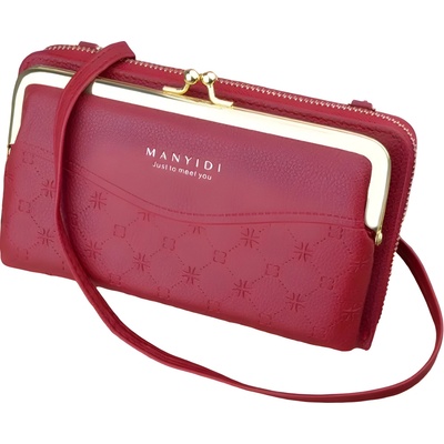 HARAHU Crossbody Peňaženka LE-25217 Bordová