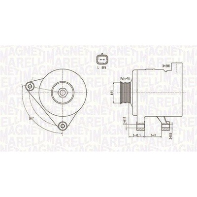 Generátor MAGNETI MARELLI 063731498010