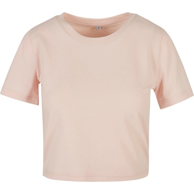 Build your Brand Tričko BY 042 crop top krátký rukáv dámské COT56004204800 pink