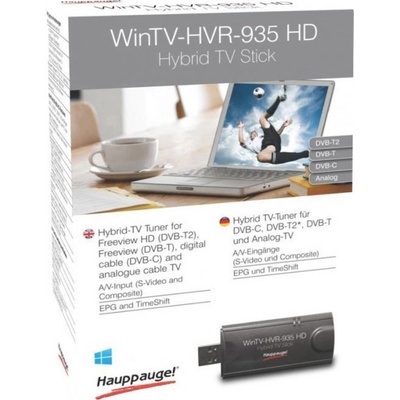 Hauppauge WinTV-HVR-935HD USB TV tuner funkce nahrávání, s DVB-T anténou, s dálkovým ovládáním počet tunerů: 1 – Zboží Živě