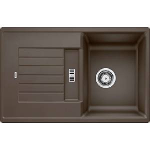 BLANCO Zia 45 - Мивка от Silgranit, 78x50 см, с регулиране на оттока, цвят „кафе 515069 (515069) Мивка за вграждане