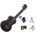 Mahalo MH2WTBK SET Transparent Black Концертно укулеле (MH2W-TBK-SET)