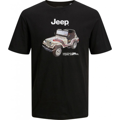 Jack and Jones tričko Jeep černé