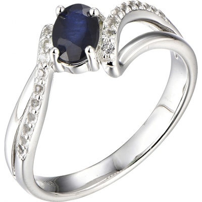 Brilio Silver Stříbrný se safírem Precious Stone SR09000B