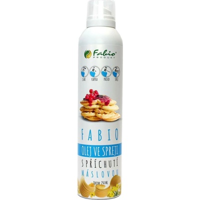 Fabio řepkový olej s máslovou příchutí sprej 250 ml – Hledejceny.cz