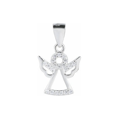 Nubis Stříbrný přívěšek andělíček NB 4307