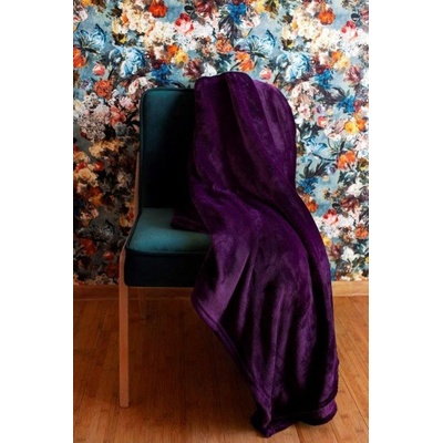 Faro deka mikroplyš super soft fialová Polyester 150/200