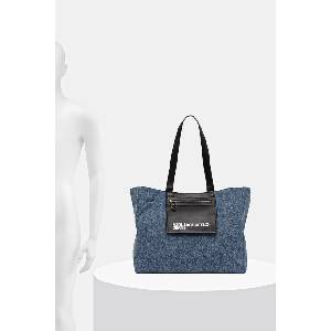 Karl Lagerfeld Jeans шопинг чанта дамска от памук (B2W50045)