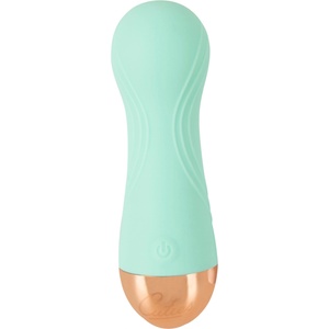 Cuties - мини вибратор с акумулаторна батерия, водоустойчив (зелен) - lovesexshop