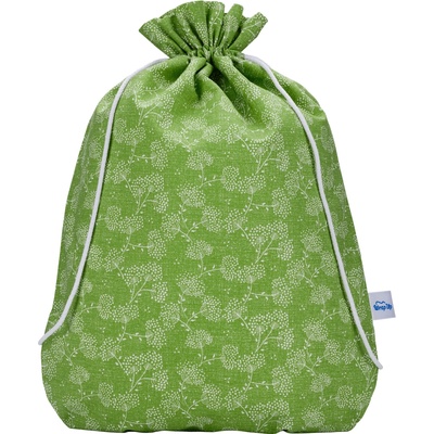 Rozšírený wrapáčik XL - Květy na zelené