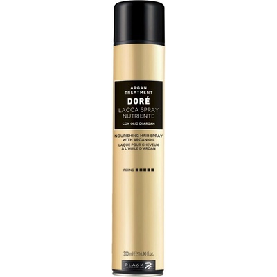 Lak na vlasy s maximálnou fixáciou Black Professional Doré Argan Treatment - 500 ml