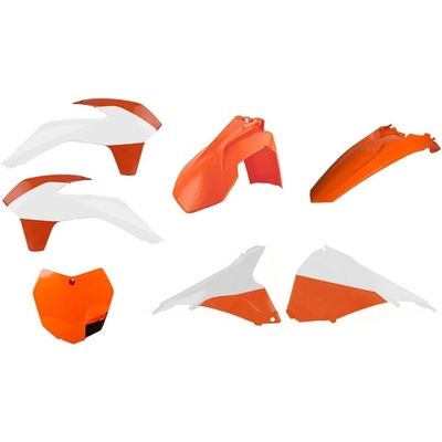 POLISPORT kompletní plasty KTM EXC/EXC-F 14-16, barva OEM