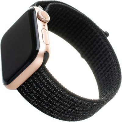 FIXED Nylon Strap na Apple Watch 38 mm/40 mm čierny FIXNST-436-REBK