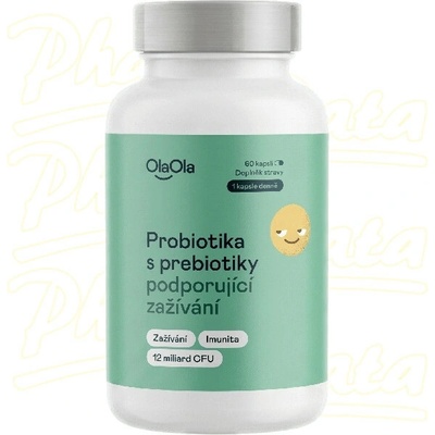 OlaOla Probiotika s prebiotiky podporující zažívání 60 kapslí