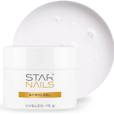 Starnails Bis Hema Uv Led tavební akrygel white 15ml