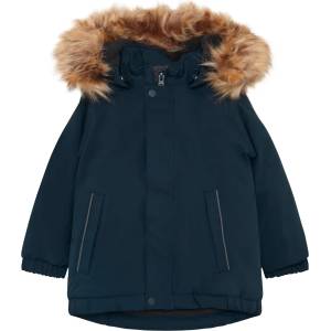 Color Kids Детско зимно яке Color Kids Baby Boy's Parka with Fake Fur Winter jacket - Total Eclipse - размер 110 (EU) (703-7686-0216)