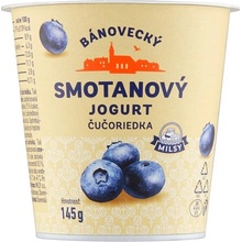 Milsy Bánovecký smotanový jogurt čučoriedka 145 g