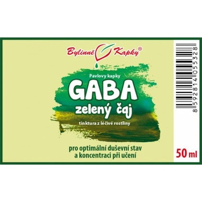 GABA zelený čaj bylinné kapky 50 ml