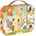 Janod Farm Puzzle в куфарче 4в1 Ферма животни 6-9-12-16 бр (J03319)
